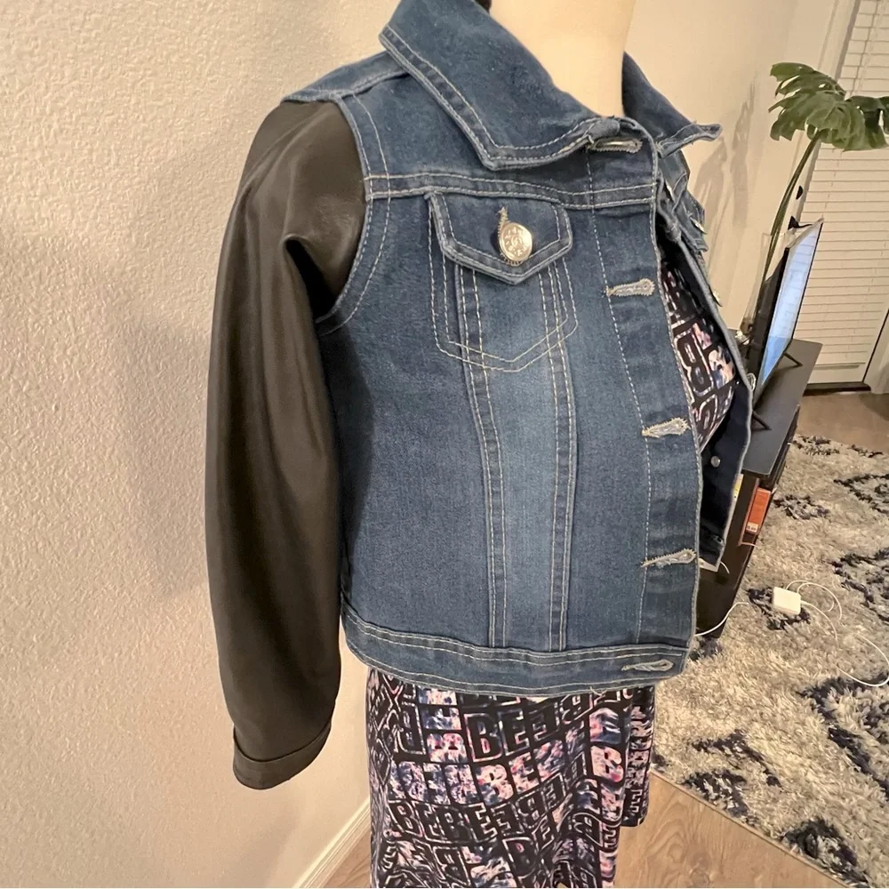 bebe girls‎ dress with matching Jean jacket